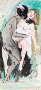 Lovis Corinth Neger und Blondine 1911