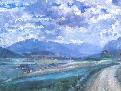 Lovis Corinth Inntal-Landschaft 1910