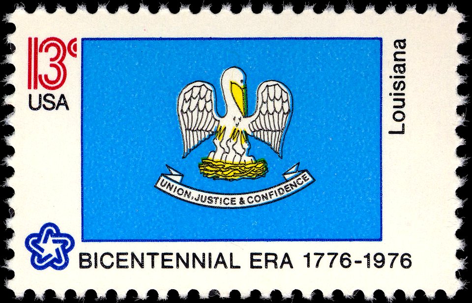 Louisiana Bicentennial 13c 1976 issue