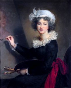 Louise Élisabeth Vigée Le Brun, by Louis Bardi, after Louise Élisabeth Vigée Le Brun. Free illustration for personal and commercial use.