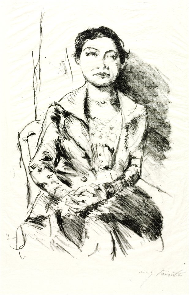 Lovis Corinth (German, 1858-1925) - Portrait of a Young Woman (Anneliese Halbe) - 1955.500 - Cleveland Museum of Art