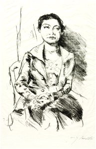 Lovis Corinth (German, 1858-1925) - Portrait of a Young Woman (Anneliese Halbe) - 1955.500 - Cleveland Museum of Art