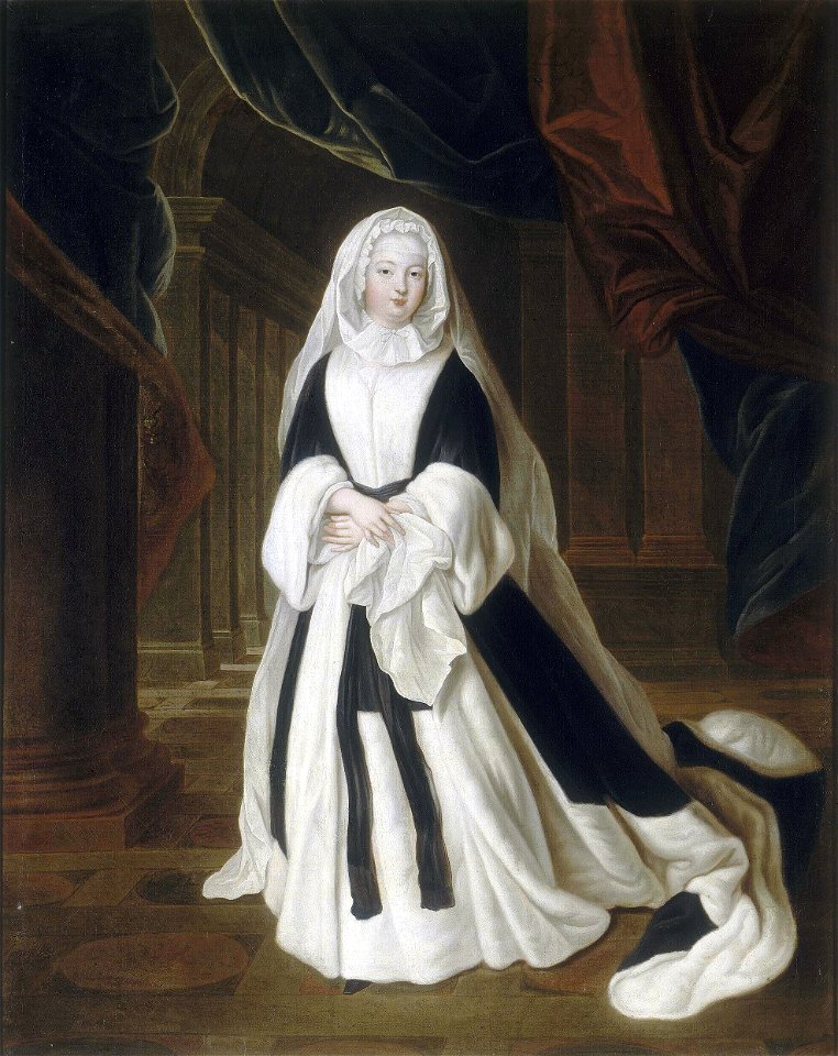 Louise Françoise de Bourbon, Princess of Condé in mourning - Versailles MV 4326