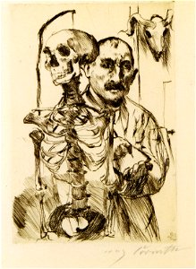 Lovis Corinth Der Künstler und der Tod II