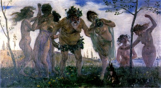 Lovis Corinth Bacchantenzug 1896