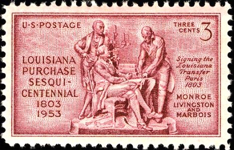 Louisiana Purchase 150th anniversary 3c 1953 issue