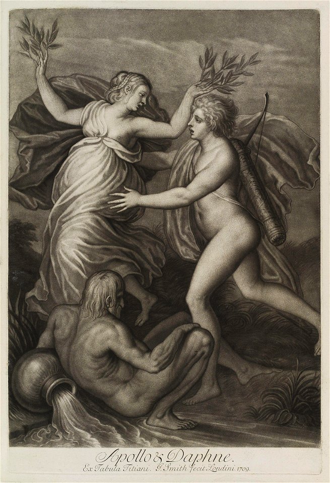 Loves of the Gods' - Apollo and Daphne by John Smith