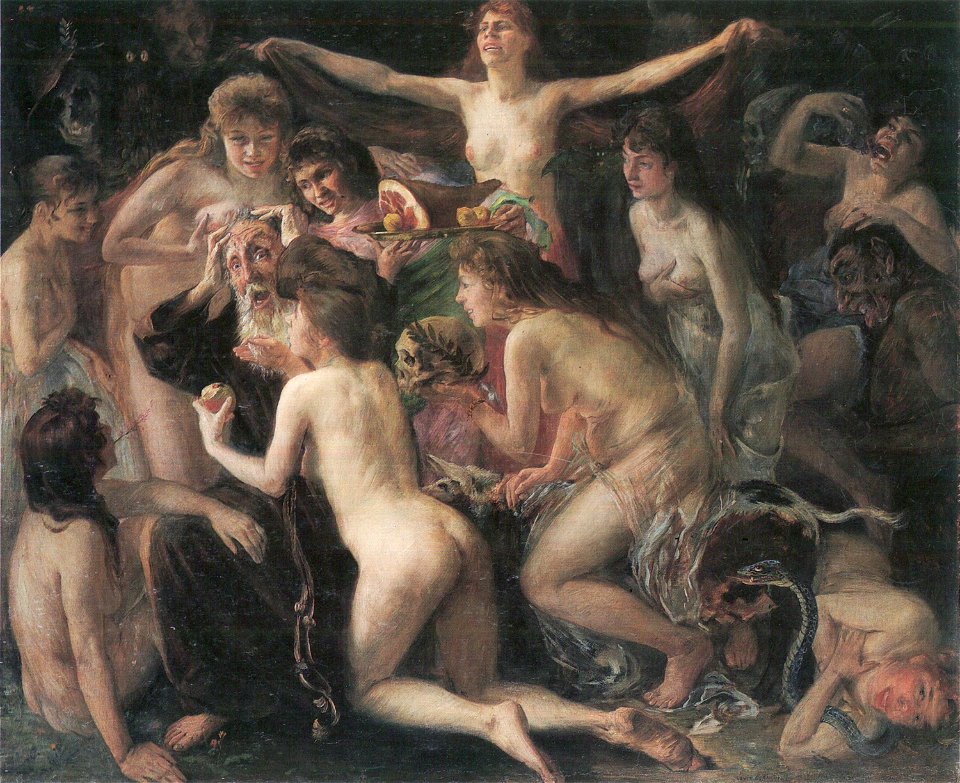 Lovis Corinth Die Versuchung des heiligen Antonius 1897
