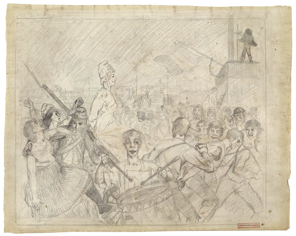 Lovis Corinth Marie Antoinette Vorzeichnung