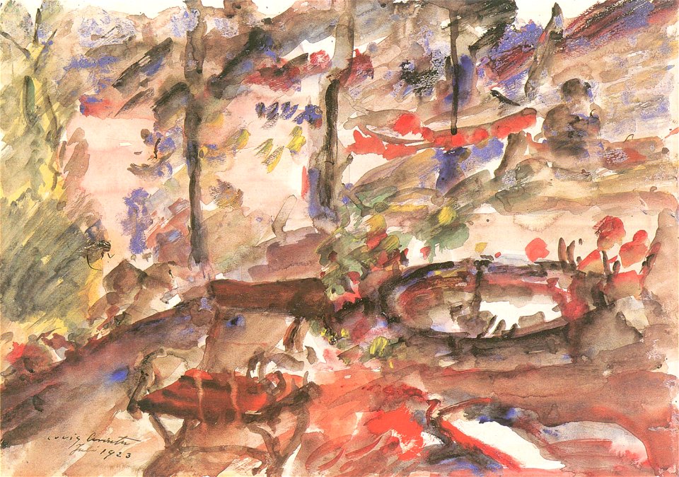 Lovis Corinth Walchenseelandschaft 1923