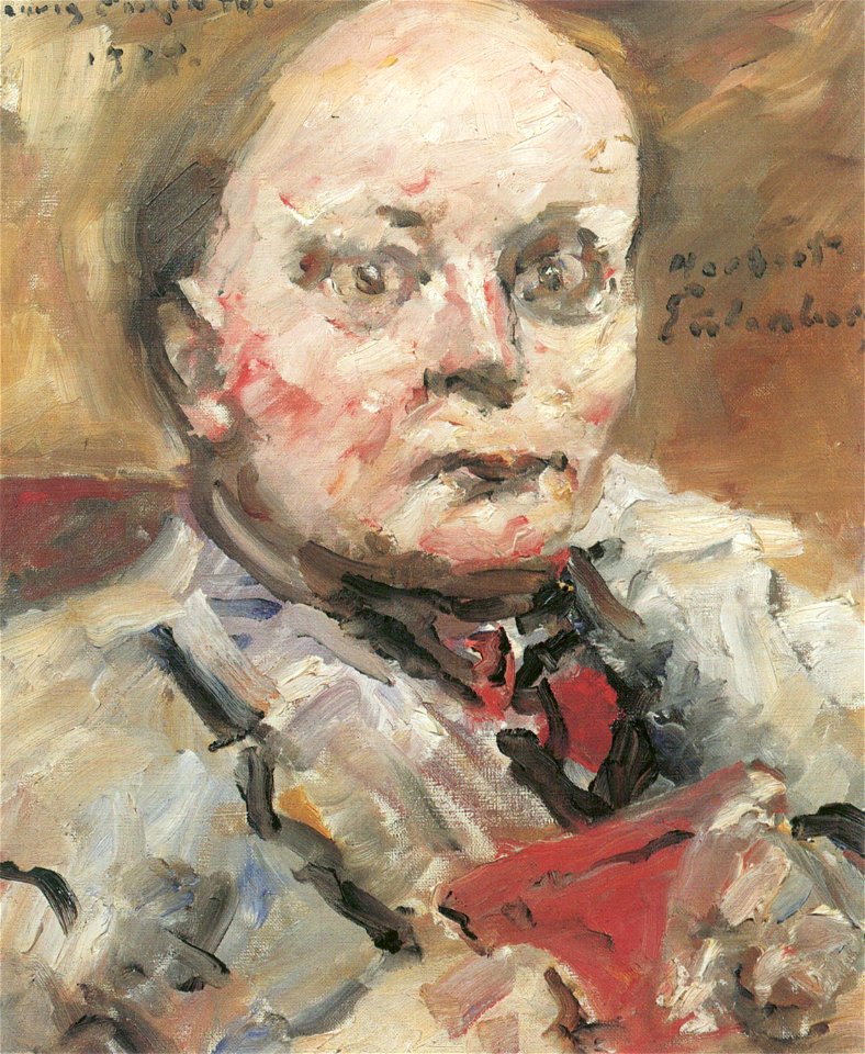 Lovis Corinth Porträt des Dichters Herbert Eulenberg 1924