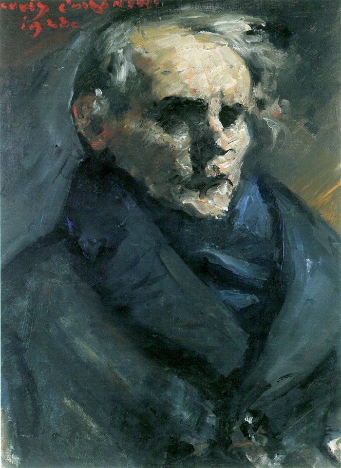 Lovis Corinth Porträt des Malers Bernt Grönvolt 1923
