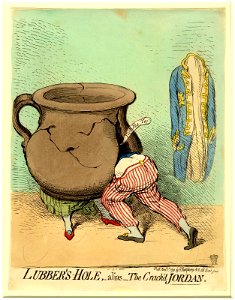 Lubber's-hole, -alias- the crack'd Jordan (BM 1851,0901.552)