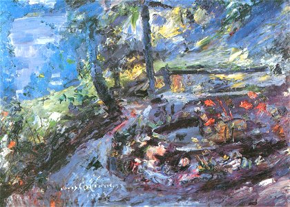 Lovis Corinth Regenstimmung am Walchensee 1923