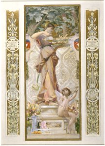 Luc-Olivier Merson - Esquisse pour l'escalier des Fêtes de l'Hôtel de Ville de Paris , Les Rafraîchissements - PPP4133 - Musée des Beaux-Arts de la ville de Paris