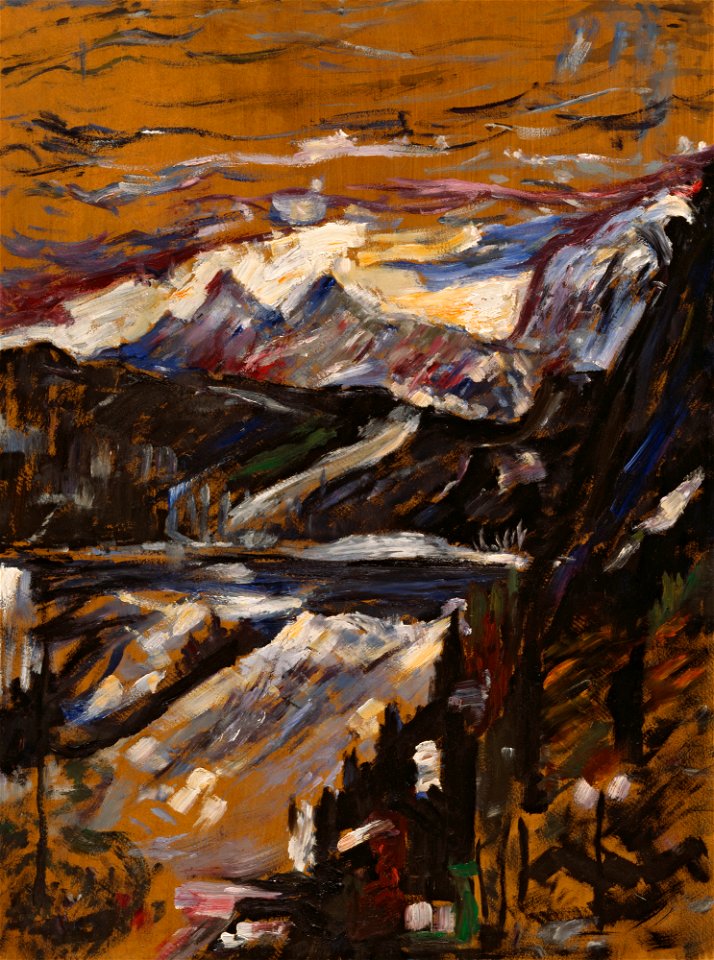Lovis Corinth - Der Walchensee - FH 534 - Lenbachhaus