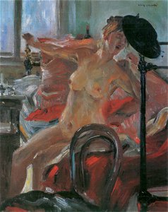 Lovis Corinth Morgens 1900. Free illustration for personal and commercial use.