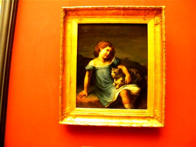 LOUVRE Museum (Louise Vernet enfant) by Gericault, Paris. Free illustration for personal and commercial use.
