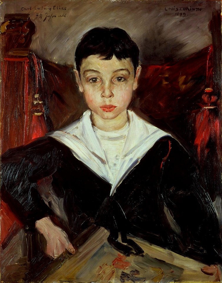 Lovis Corinth - Porträt Carl Ludwig Elias (1899)