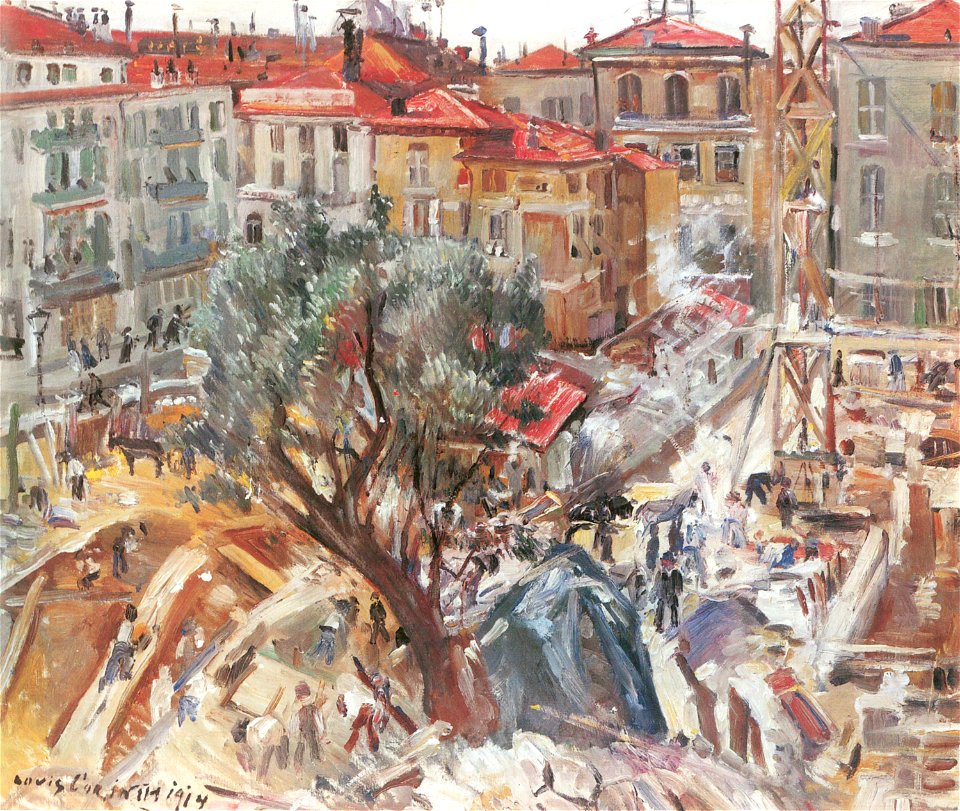 Lovis Corinth Neubau in Monte Carlo 1914