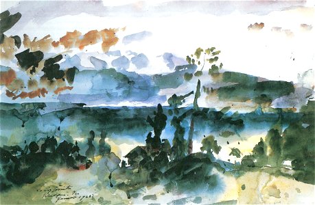 Lovis Corinth Walchensee 1923