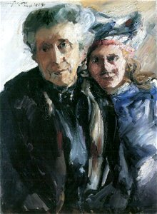 Lovis Corinth Großmutter und Enkelin 1919