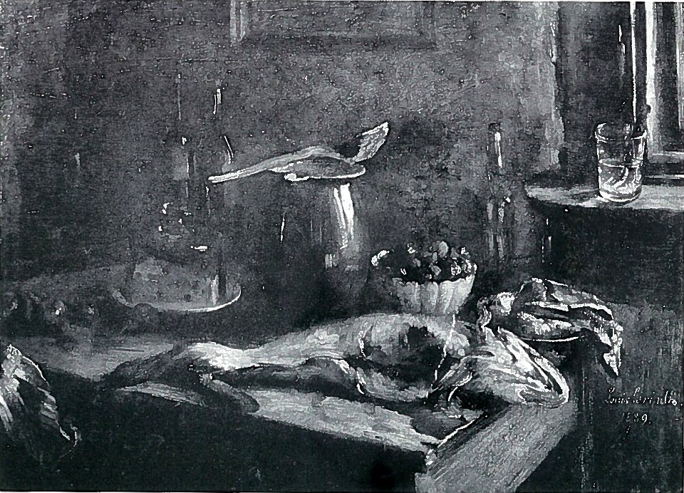 Lovis Corinth BC 68 Küchenstilleben sw