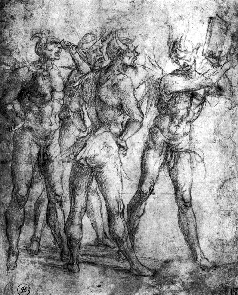 Luca Signorelli - Four Demons with a Book - WGA21302