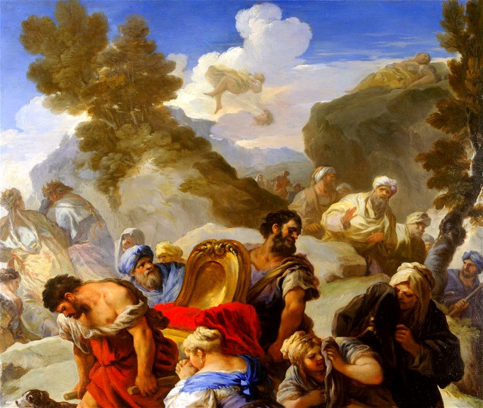 Luca Giordano (Naples 1634-Naples 1705) - Psyche Exposed on a Rock - RCIN 402960 - Royal Collection