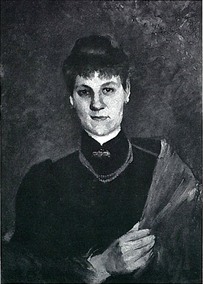 Lovis Corinth BC 63 Porträt einer Frau mit Korallenkette sw
