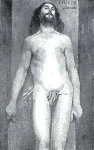 Lovis Corinth BC 45 Männlicher Akt sw