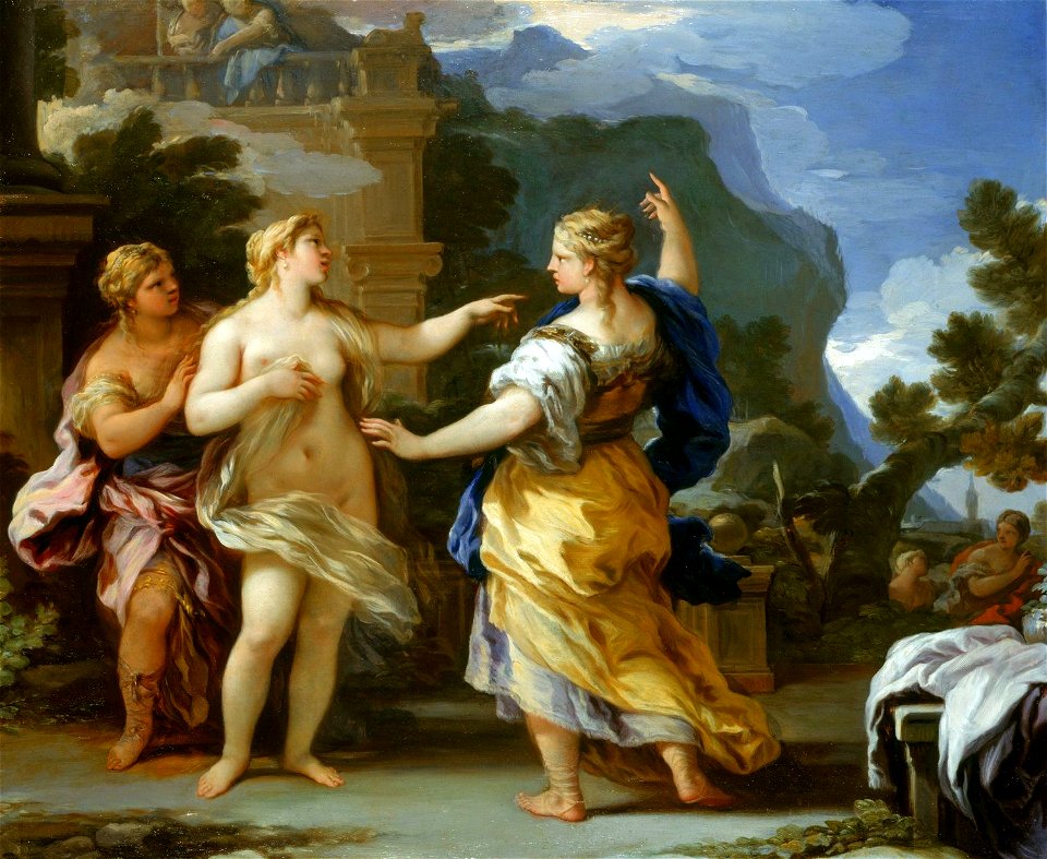 Luca Giordano (Naples 1634-Naples 1705) - Venus Punishing Psyche with a Task - RCIN 402964 - Royal Collection