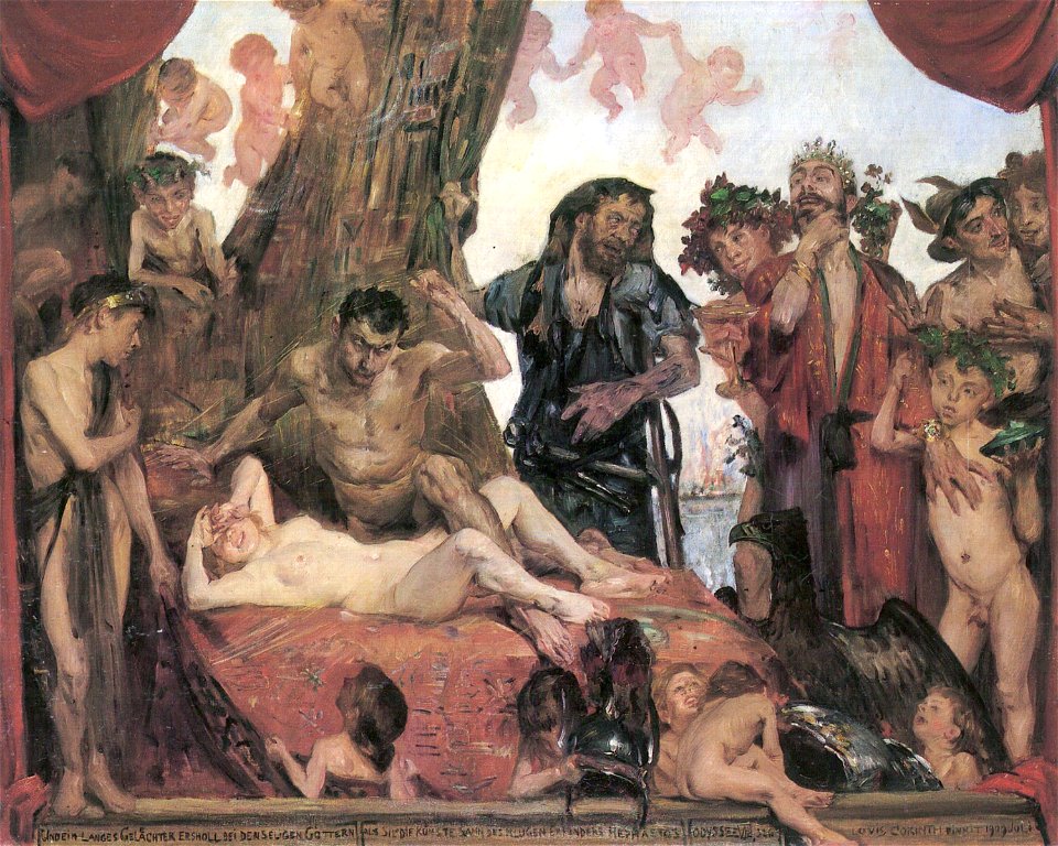 Lovis Corinth Das homerische Gelächter 1909