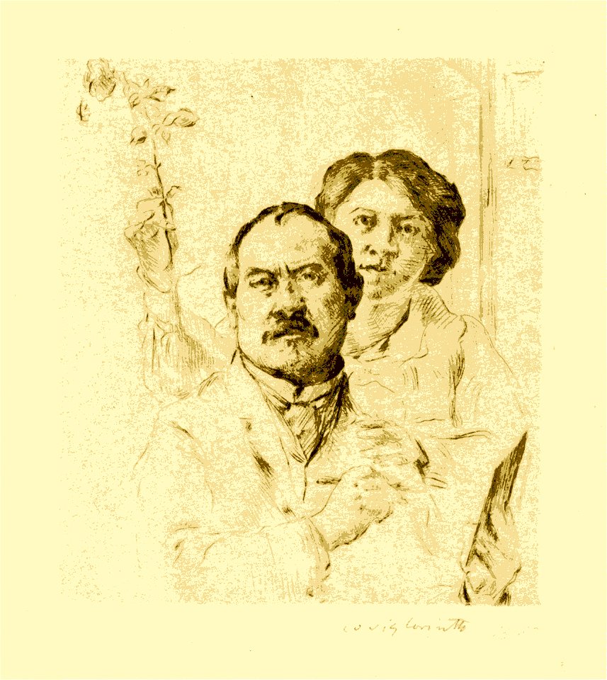 Lovis Corinth Selbstbildnis mit Gattin 1904
