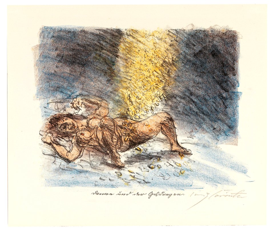 Lovis Corinth Danae und der Goldregen 1920