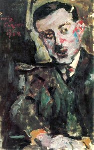 Lovis Corinth Dr. Arthur Rosin im Stuhl 1924
