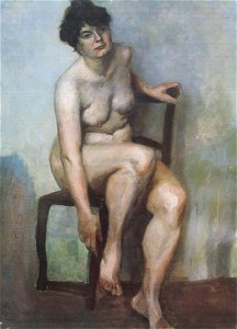 Lovis Corinth Frauenakt 1897. Free illustration for personal and commercial use.