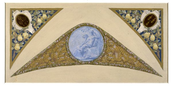 Luc-Olivier Merson - Esquisse pour l'escalier des Fêtes de l'Hôtel de Ville de Paris , Vierge - PPP4149 - Musée des Beaux-Arts de la ville de Paris