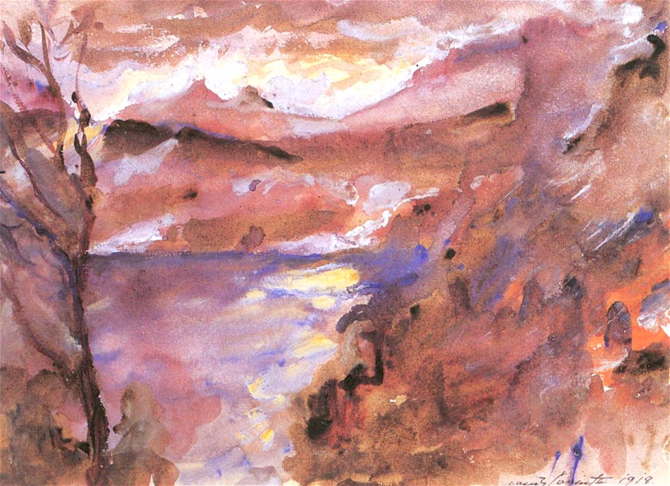 Lovis Corinth Walchensee 1919
