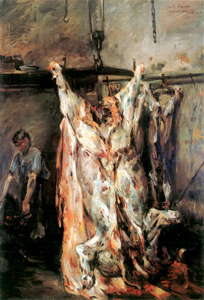 Lovis Corinth Geschlachteter Ochse 1905