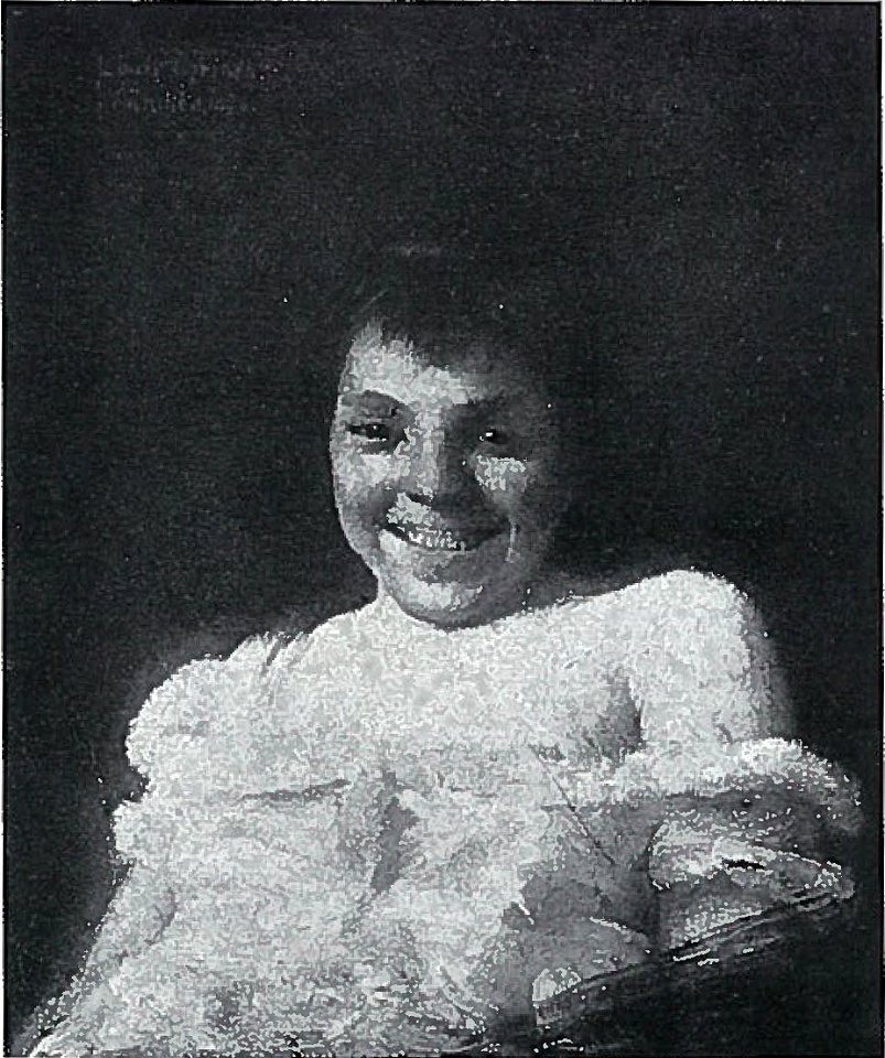 Lovis Corinth BC 12 Lachendes Mädchen 1883 sw