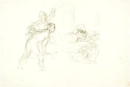 Lovis Corinth Entwurf zu Elektra 1