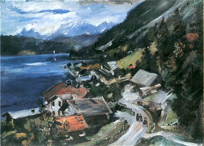 Lovis Corinth Walchensee Serpentine 1920