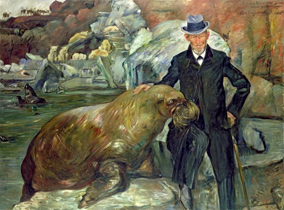 Lovis Corinth - Carl Hagenbeck in seinem Tierpark (1911)