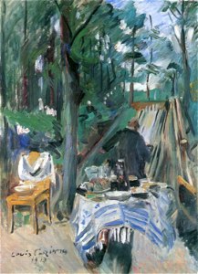 Lovis Corinth Kegelbahn 1913