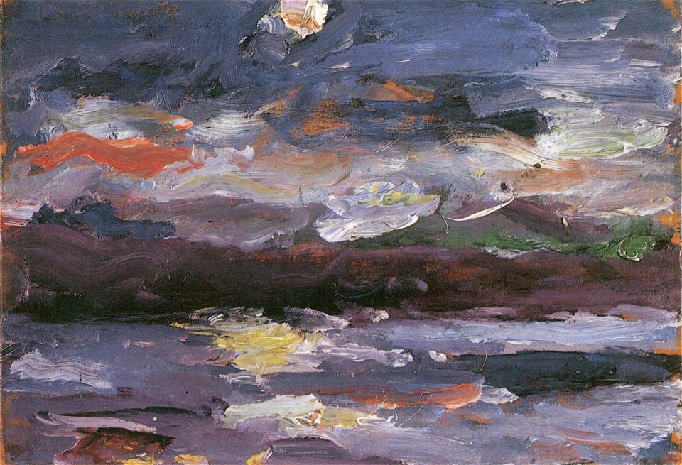 Lovis Corinth Walchensee Mondnacht 1920