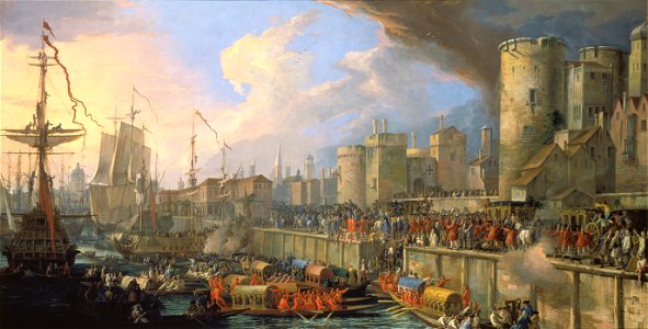 Luca Carlevarijs Einzug der venezianischen Gesandten in London 1707