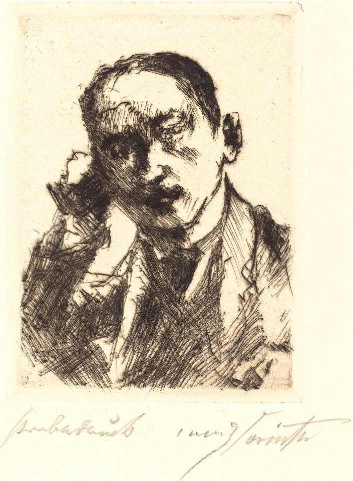 Lovis Corinth, Karl Schwarz (Bildnis K.S.), 1920, NGA 74753