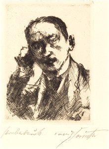 Lovis Corinth, Karl Schwarz (Bildnis K.S.), 1920, NGA 74753