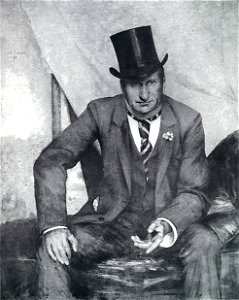Lovis Corinth BC 71 Porträt des Schauspielers Rogall sw